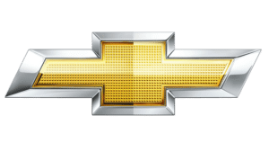 Chevrolet logo: a gold cross shape with a silver border.
