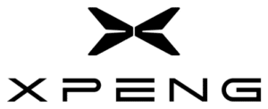 XPENG logo. Black stylised X above "XPENG" text on a green background.