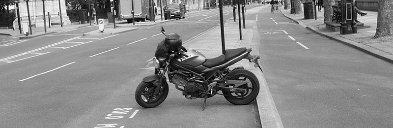 motorcycle on street