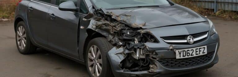 written off car