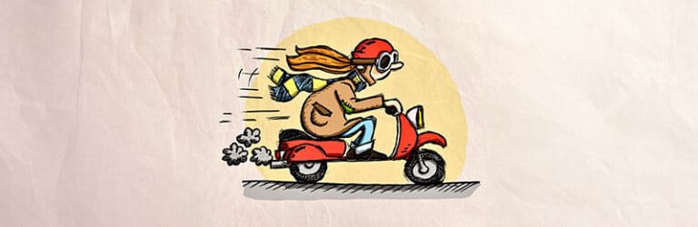 moped illustration