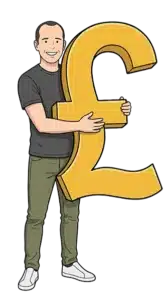 Ian-holding-giant-pound-sign