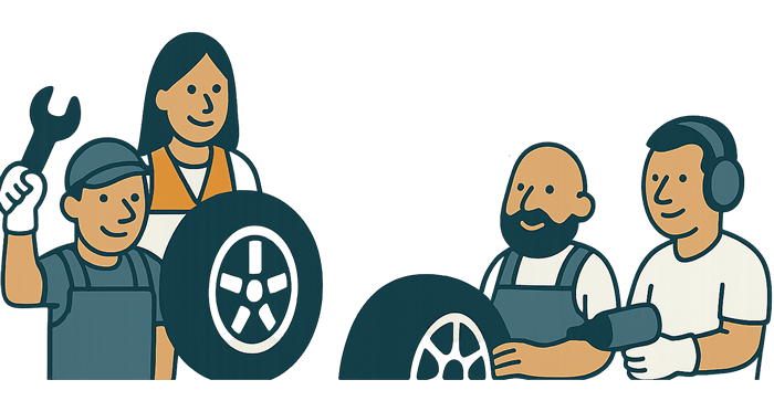 tyre-fitters