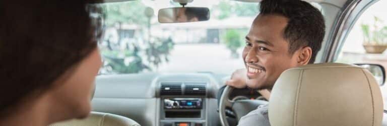 friendly taxi driver