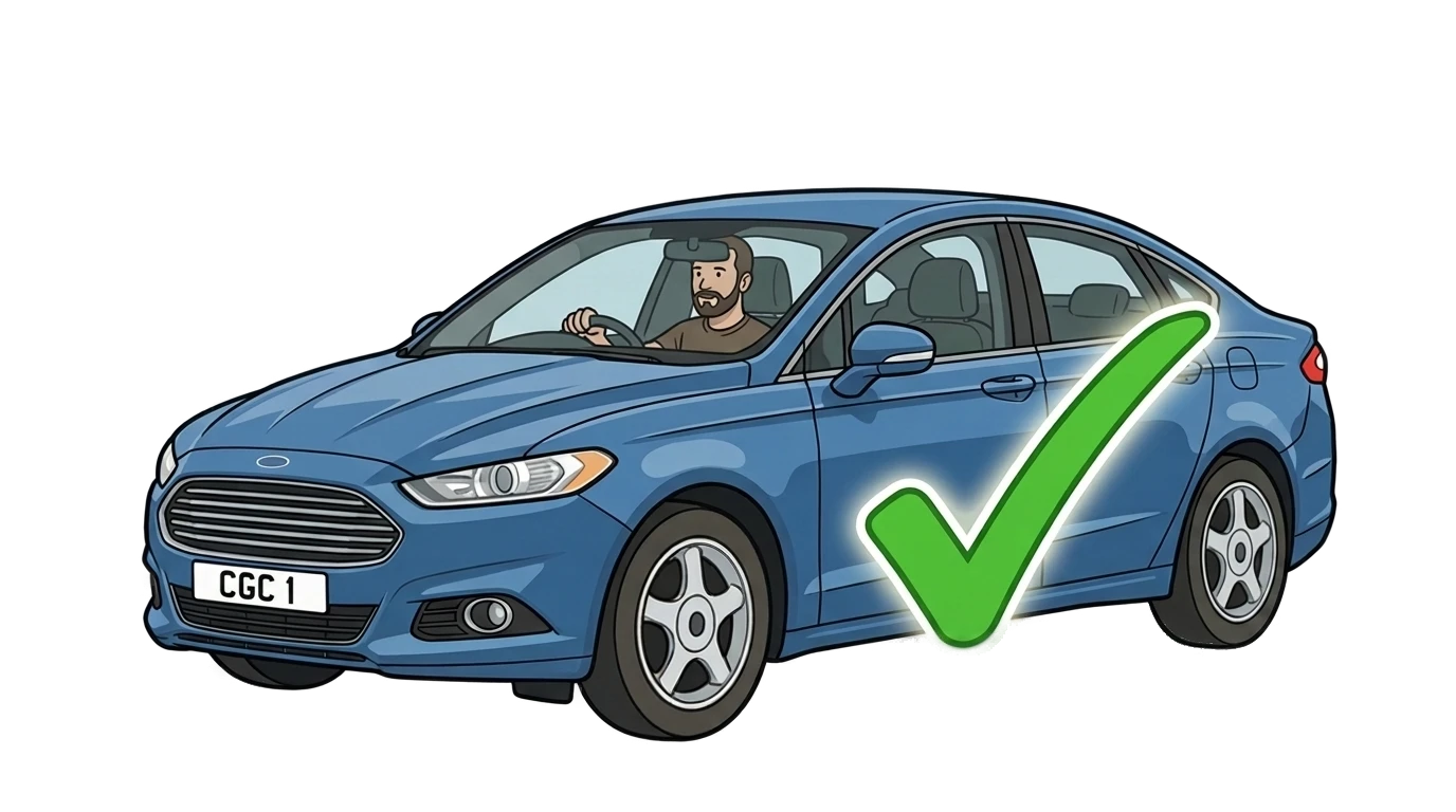 Convicted driver car insurance illustration