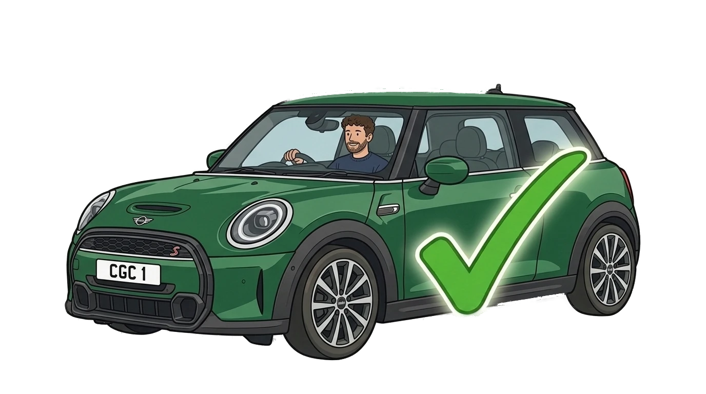 Convicted driver car insurance illustration