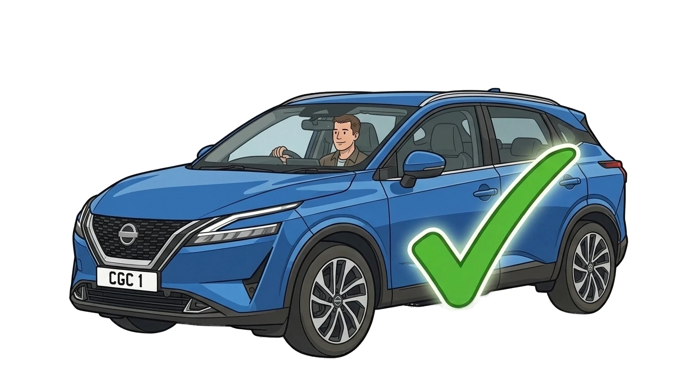 Convicted driver car insurance illustration