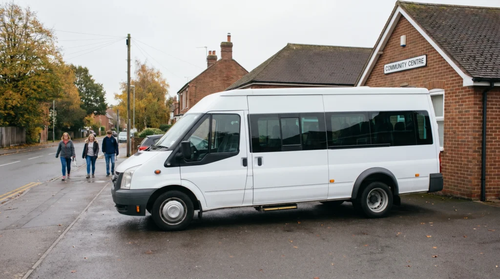 Can volunteers drive a minibus?