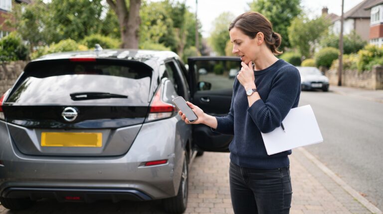 Practical UK car insurance preparation scene for What Details Do You Need Before Making A Car Insurance Claim?