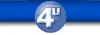 Blue button: "4U" in white text.