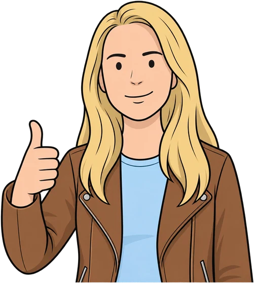 Sue from Clean Green Cars giving a thumbs up